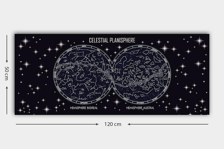 CANVASTAVLA YTY Outer Space Flerfärgad 120x50 cm - Inredning & dekor - Tavlor & konst - Canvastavla