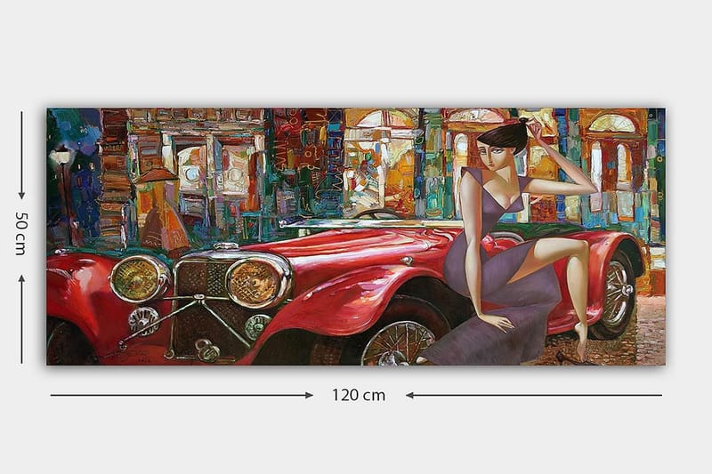 CANVASTAVLA YTY Transportation Flerfärgad 120x50 cm - Inredning & dekor - Tavlor & konst - Canvastavla