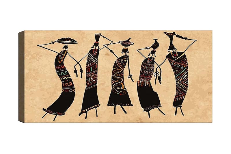 CANVASTAVLA YTY World Cultures Flerfärgad 120x50 cm - Inredning & dekor - Tavlor & konst - Canvastavla
