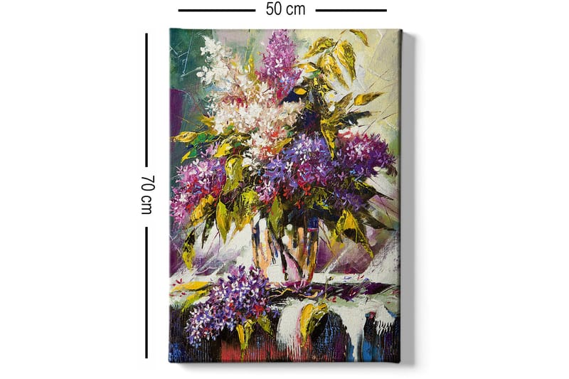 DEKORATIV CANVASTAVLA 50x70 cm Flerfärgad - Inredning & dekor - Tavlor & konst - Canvastavla