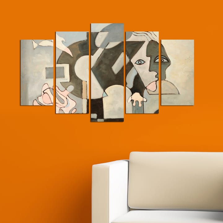 DEKORATIV MDF-MÅLNING 5-Delar 20x60 cm - Inredning & dekor - Tavlor & konst - Canvastavla