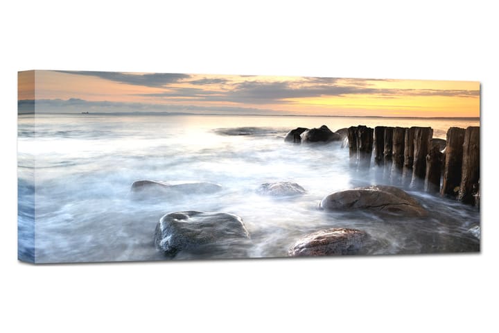Tavla Canvas Coast Flerfärgad 150X60