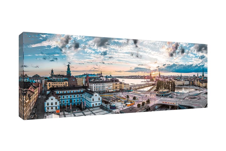 Tavla Canvas Slussen, Stockholm Flerfärgad 60X150 - 60x150 cm - Inredning & dekor - Tavlor & konst - Canvastavla