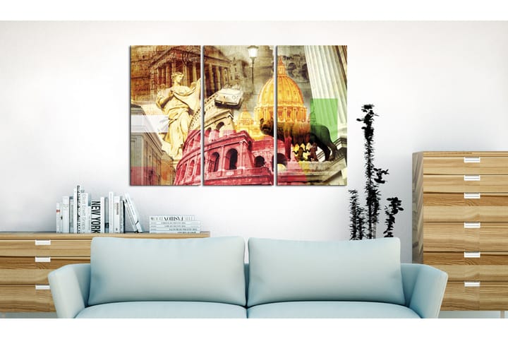 TAVLA Charming Rome triptych 90x60 - Inredning & dekor - Tavlor & konst - Canvastavla