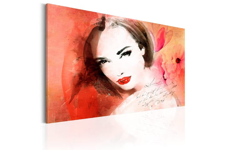 TAVLA Crimson Lady 120x80 - Artgeist sp. z o. o. - Inredning & dekor - Tavlor & konst - Canvastavla