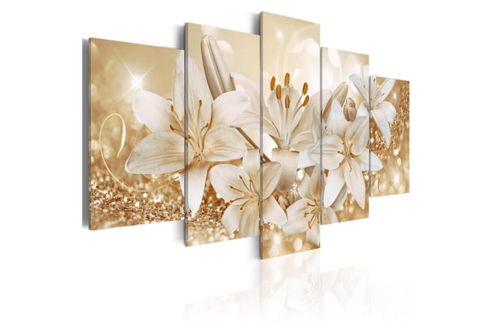 Tavla Golden Bouquet 200X100 Beige - Artgeist sp. z o. o. - Inredning & dekor - Tavlor & konst - Canvastavla