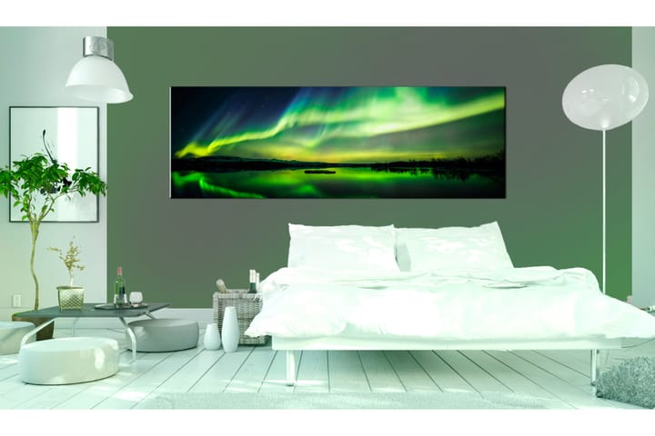 Tavla Green Sky 120X40 Flerfärgad - Landskap - Inredning & dekor - Tavlor & konst - Canvastavla