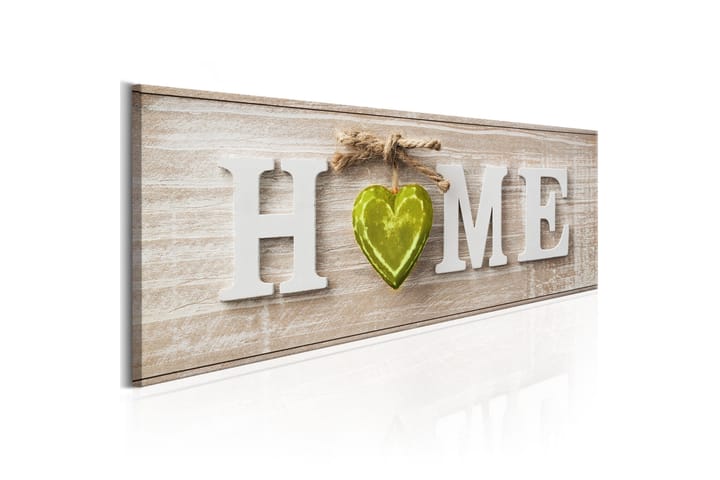 TAVLA Home: Green 120x40 - Artgeist sp. z o. o. - Inredning & dekor - Tavlor & konst - Canvastavla