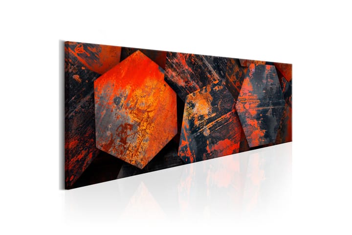 TAVLA Magic of Hexagons 120x40 - Inredning & dekor - Tavlor & konst - Canvastavla