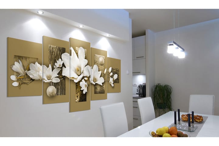 Tavla Magnolia Garden 200X100 Gul - Artgeist sp. z o. o. - Inredning & dekor - Tavlor & konst - Canvastavla
