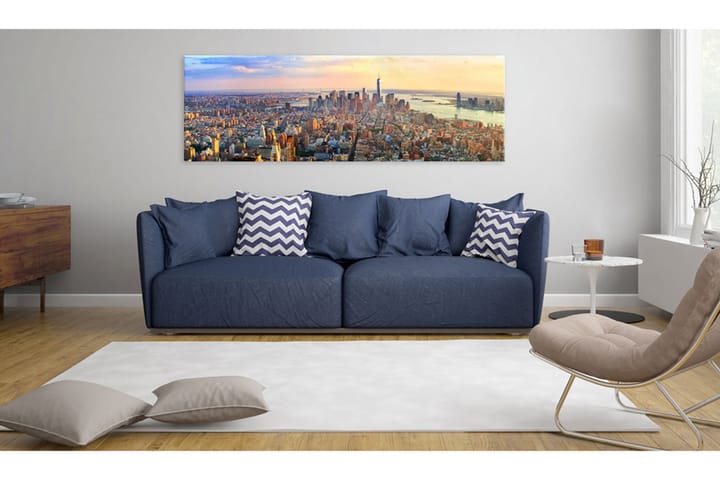 Tavla New York Panorama 150X50 Flerfärgad Städer - Artgeist sp. z o. o. - Inredning & dekor - Tavlor & konst - Canvastavla
