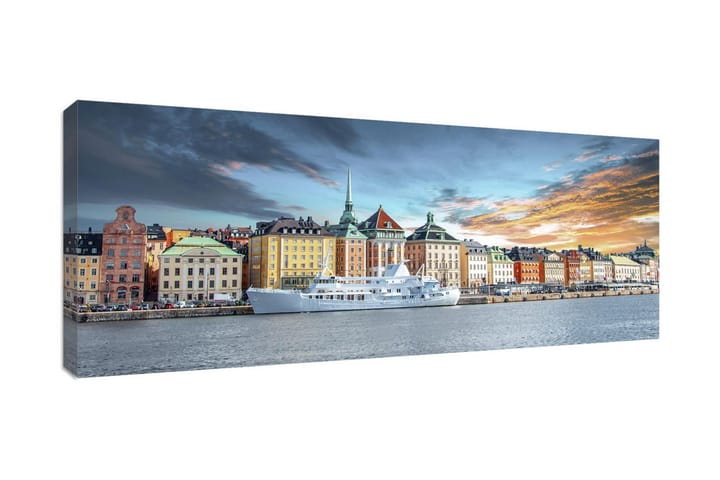 Tavla Stockholm 60X150 Cm Multifärgad - Multifärgad - Inredning & dekor - Tavlor & konst - Canvastavla