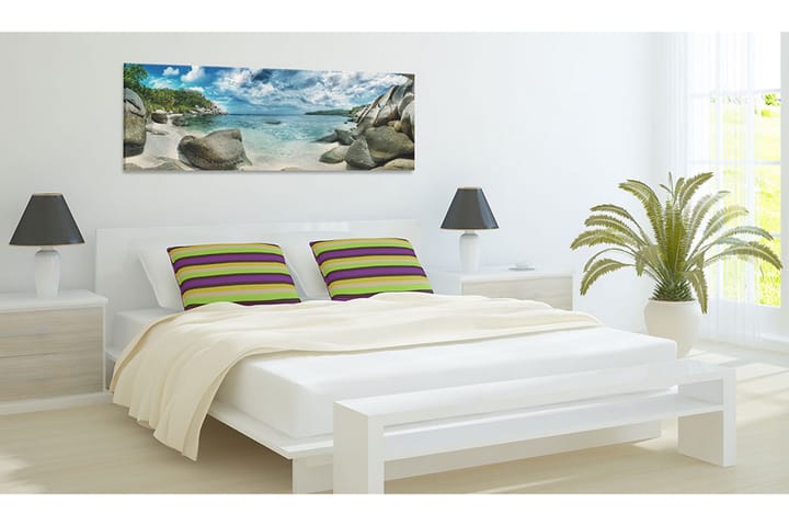 Tavla Turquoise Paradise 120X40 Flerfärgad - Artgeist sp. z o. o. - Inredning & dekor - Tavlor & konst - Canvastavla