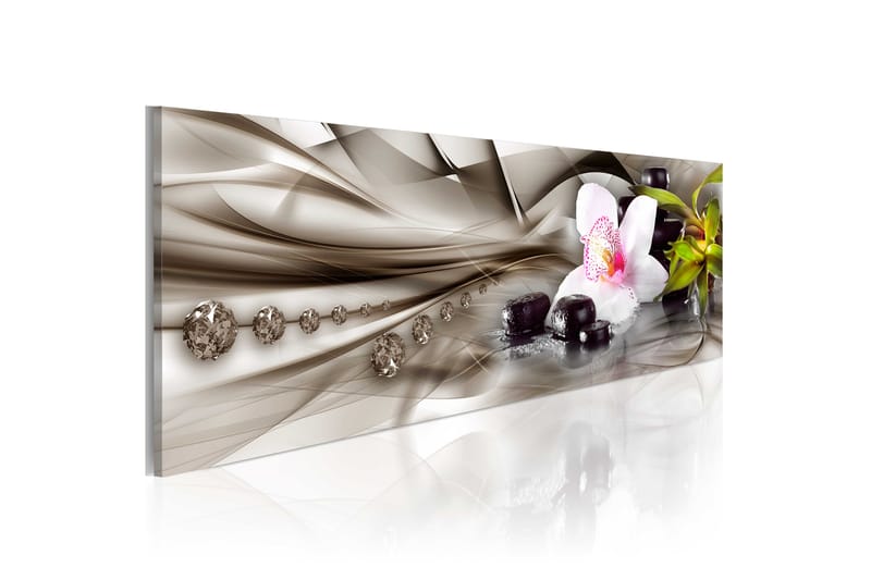 TAVLA Zen Composition Orchid Bamboo And Stones 135x45