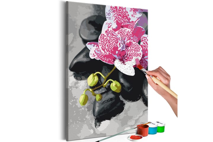 GÖR-DET-SJÄLV Målningar Pink Orchid  40x60 cm