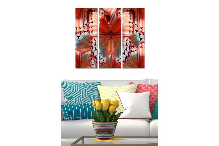 CANVASTAVLA Colorful 3-pack Flerfärgad 20x50 cm - Inredning & dekor - Tavlor & konst - Poster & print