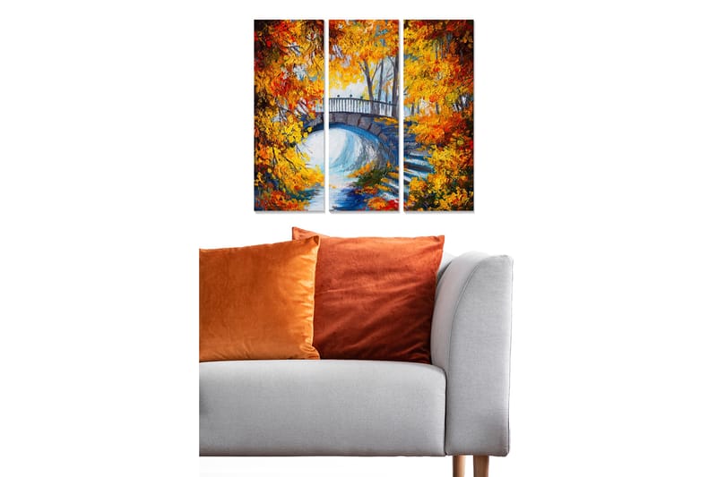CANVASTAVLA Scenic 3-pack Flerfärgad 20x50 cm - Inredning & dekor - Tavlor & konst - Poster & print