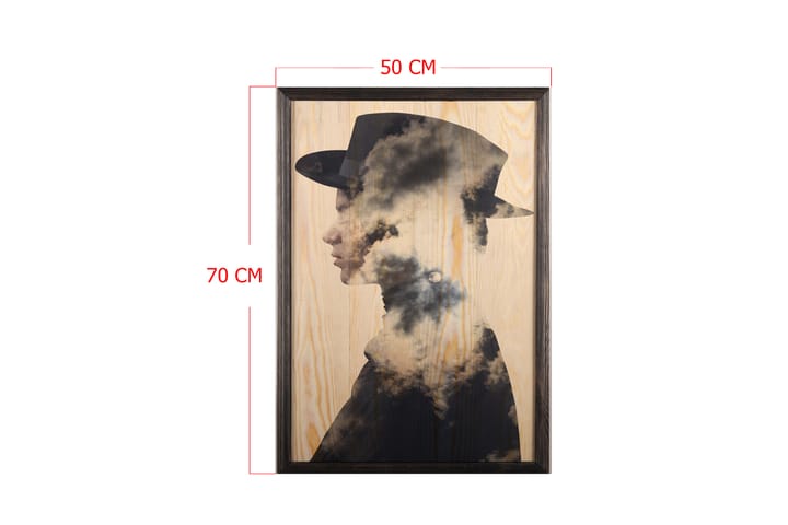 DEKORATIV INRAMAD målning 50x70 cm - Inredning & dekor - Tavlor & konst - Poster & print