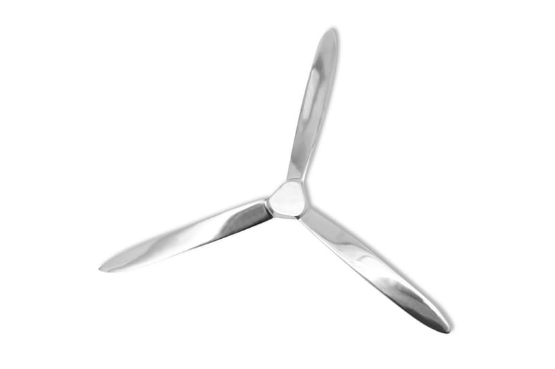 Väggmonterad propeller aluminium silver 70 cm - Silver - Inredning & dekor - Tavlor & konst