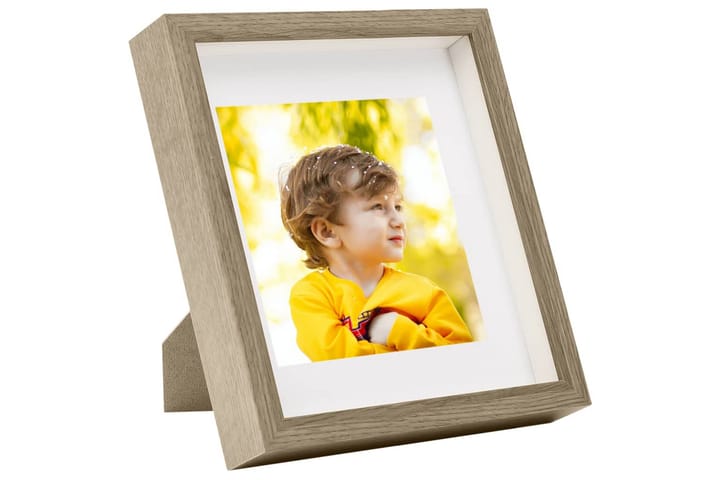 Fotoramar 3D 3 st mörkt trä 23x23 cm för 13x13 cm foto - Brun - Inredning & dekor - Väggdekor - Ramar - Fotoram