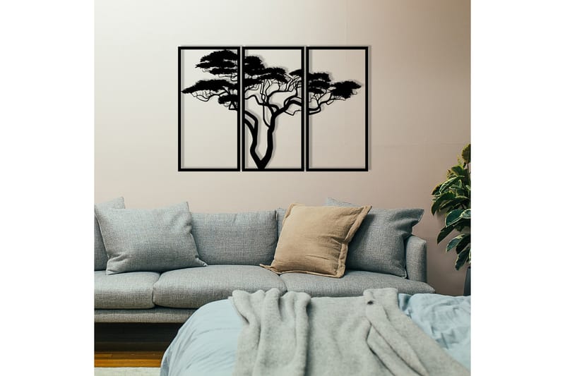 PLANE TREE Väggdekor Svart - Inredning & dekor - Väggdekor - Skyltar - Plåtskylt