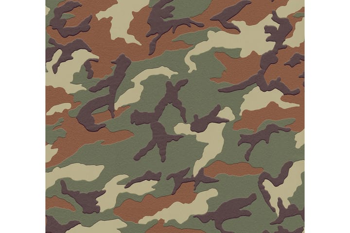 Camouflage Tapet Boys & Girls Ovävd - AS Creation - Inredning & dekor - Väggdekor - Tapeter & tapettillbehör - Barntapet