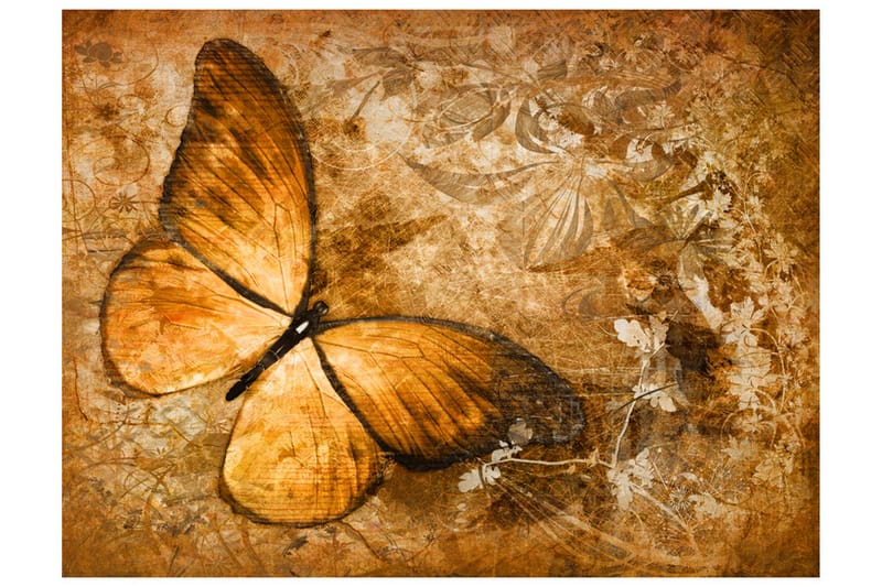 FOTOTAPET Butterfly Sepia 300x231