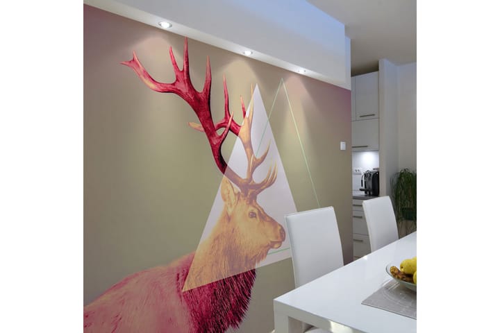 FOTOTAPET Deer Graphic Pattern 300x231 - Finns i flera storlekar - Inredning & dekor - Väggdekor - Tapeter & tapettillbehör - Fototapeter