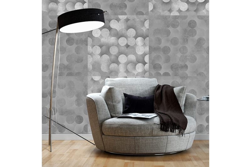 FOTOTAPET Light Grey Rain 50x1000 - Artgeist sp. z o. o. - Inredning & dekor - Väggdekor - Tapeter & tapettillbehör - Fototapeter