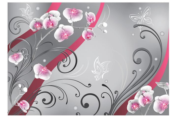 FOTOTAPET Pink Orchids Variation 300x210 - Finns i flera storlekar - Inredning & dekor - Väggdekor - Tapeter & tapettillbehör - Fototapeter