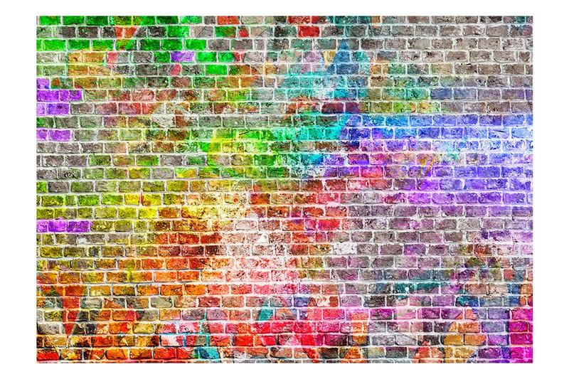 FOTOTAPET Rainbow Wall 300x210