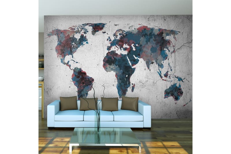 FOTOTAPET World Map On The Wall 300x231