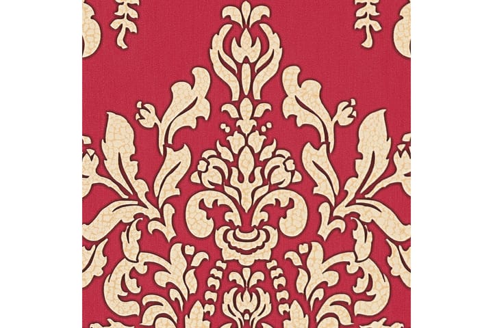 Barock Tapet Hermitage Ovävd Röd Guld - AS Creation - Inredning & dekor - Väggdekor - Tapeter & tapettillbehör - Mönstrade tapeter