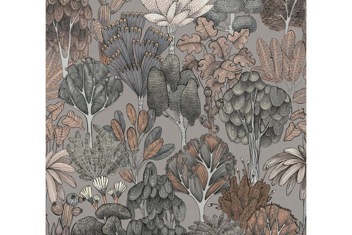 Jungle Tapet Blommig Impression Ovävd - AS Creation - Inredning & dekor - Väggdekor - Tapeter & tapettillbehör - Mönstrade tapeter