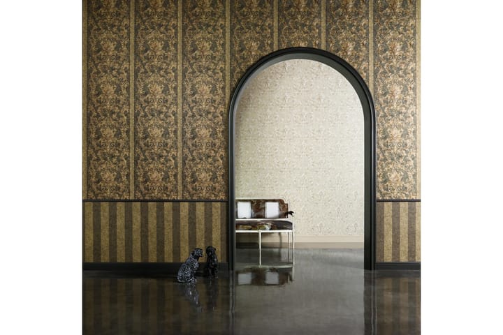 Randig Tapet Pompei by Versace - AS Creation - Inredning & dekor - Väggdekor - Tapeter & tapettillbehör - Mönstrade tapeter