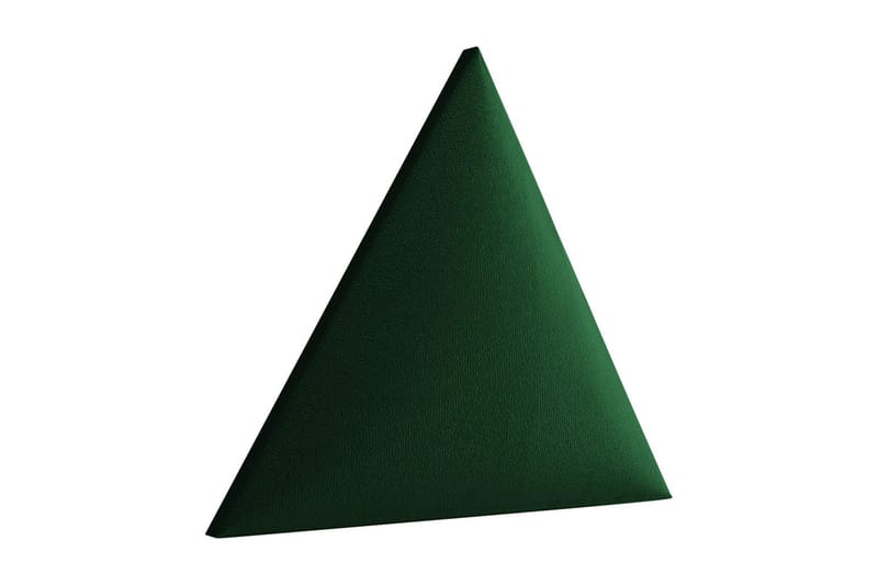 AVENEL Stoppad Väggpanel Triangelformad Grön