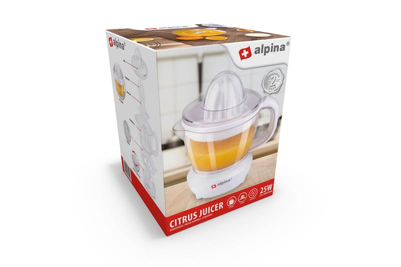 ALPINA Citruspress 25W - Kök & hushåll - Matlagning & bakning - Köksredskap & kökstillbehör - Pressar & stötar