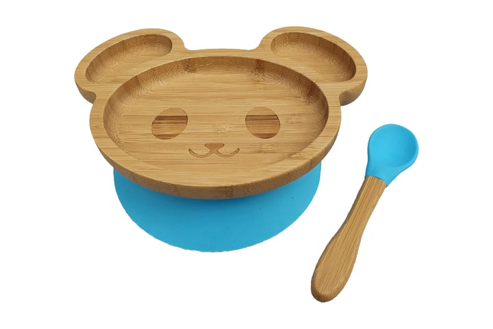 Matset bambu mus blå - Blå - Kök & hushåll - Personvård & hälsa - Babyprodukter - Barnmugg