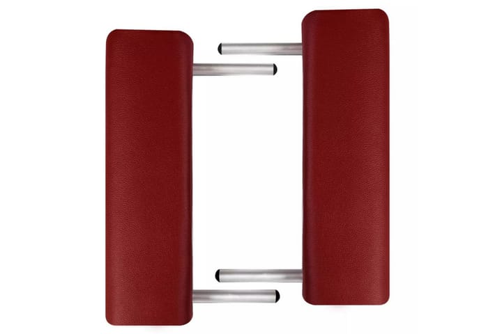 Röd hopfällbar 3-sektions massagebänk med aluminium ram - Röd - Kök & hushåll - Personvård & hälsa - Massage & välbefinnande - Massagebord