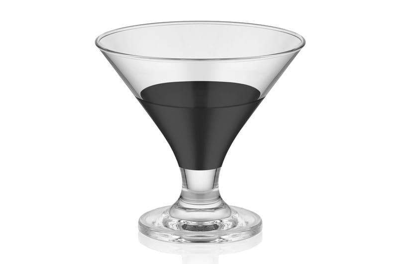 GLASS SET 6-pack Svart - Kök & hushåll - Servering & dukning - Dricksglas - Cocktailglas