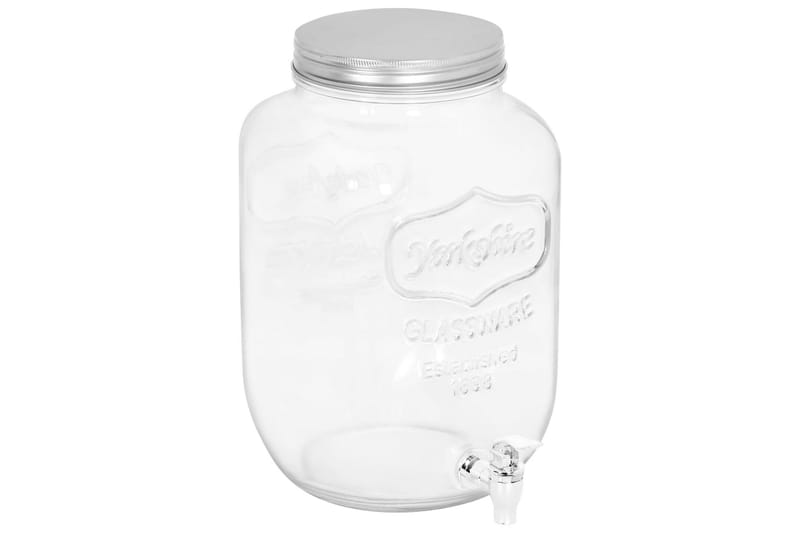 Glasbehållare med tappkran 8050 ml glas - Transparent - Kök & hushåll - Servering & dukning - Kannor & Karaffer - Tappkransbehållare
