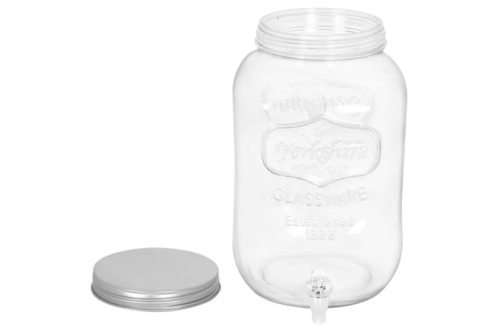 Glasbehållare med tappkran 8050 ml glas - Transparent - Kök & hushåll - Servering & dukning - Kannor & Karaffer - Tappkransbehållare