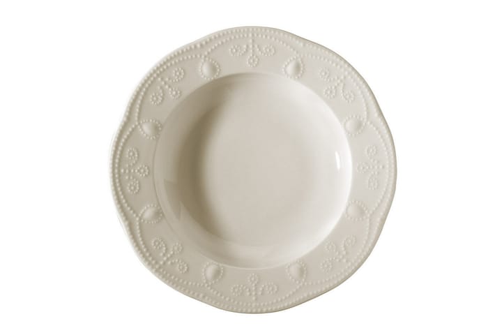 Kütahya Middagsservis 24 Delar Porslin Creme - Kök & hushåll - Servering & dukning - Porslin - Porslinsservis