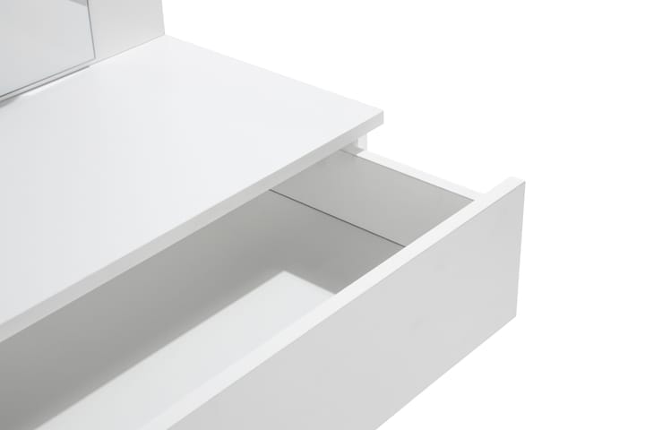 GASSEBOL Sminkbord 80 cm med LED-Belysning Vit - Möbler - Bord - Sminkbord