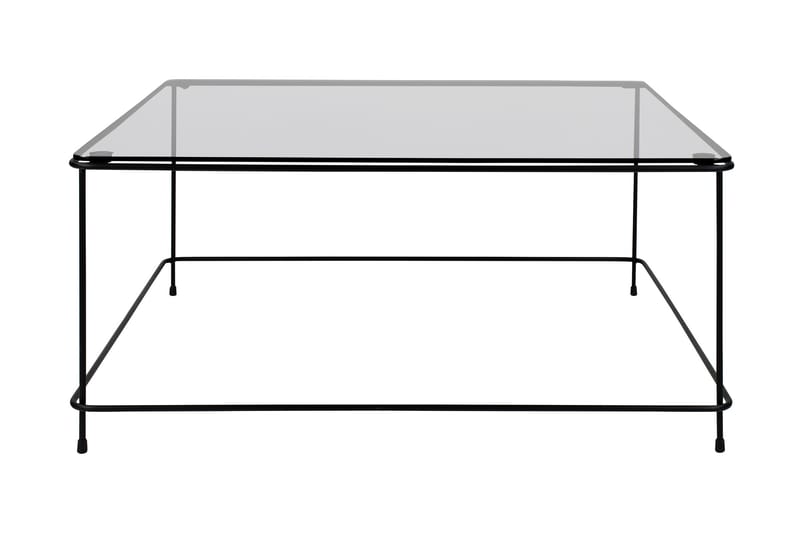 BLOCKA Soffbord 78 cm Svart/Transparent - Möbler - Vardagsrum - Soffbord & vardagsrumsbord - Soffbord