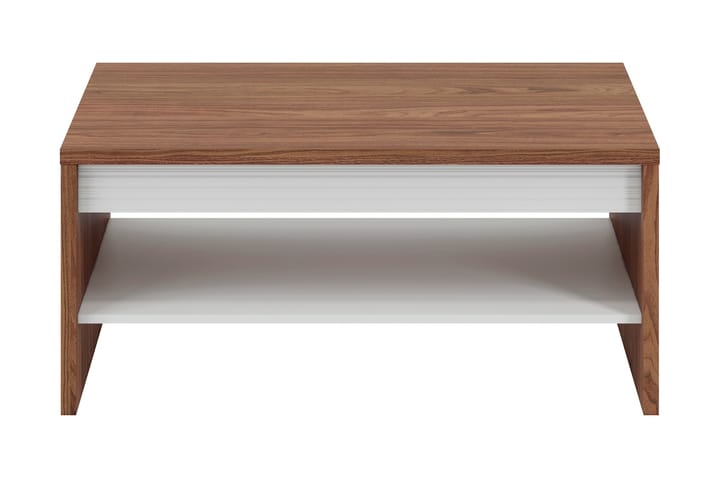 FLEAR Soffbord 49 cm Valnötsbrun/Vit - Möbler - Bord