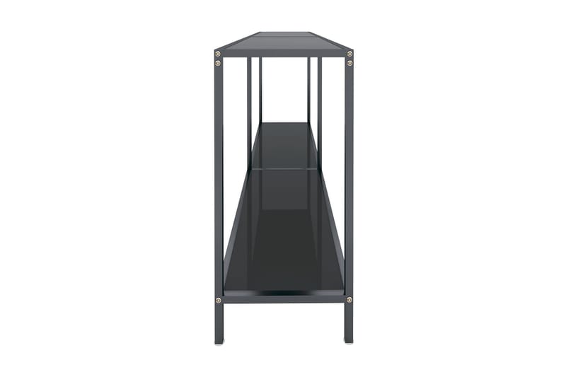 Konsolbord svart 160x35x75 cm härdat glas - Svart - Möbler - Bord