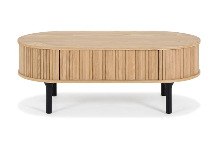 LENOIR Soffbord 118 cm Ovalt m Förvaring Låda - Möbler - Vardagsrum - Soffbord & vardagsrumsbord - Soffbord