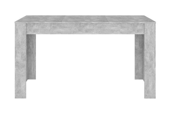 Matbord betonggrå 140x74,5x76 cm spånskiva