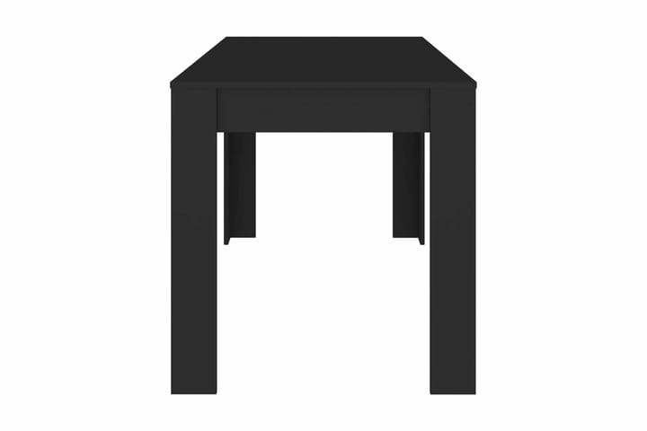 Matbord svart 140x74,5x76 cm spånskiva - Svart - Möbler - Bord